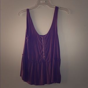 Purple American eagle tank